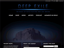 Tablet Screenshot of deepexile.com